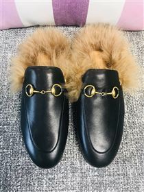 Gucci Princetown Leather Slippers 181058