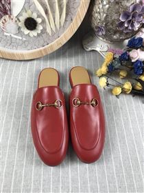 Gucci Princetown Leather Slippers 180812