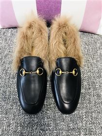 Gucci Princetown Leather Slippers 181052