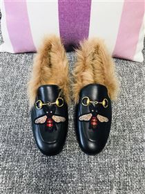 Gucci Princetown Leather Slippers 181071