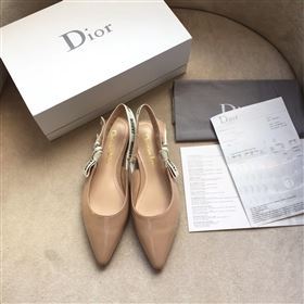 Dior Leather Slingback Flat 190751