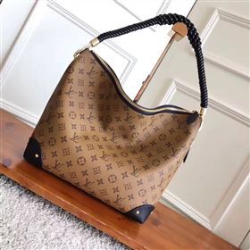 Louis Vuitton triangle softy reverse monogram bag 232584