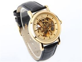 OMEGA Watch De Ville OM535 (Skeleton Automatic golden movement)