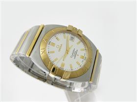 OMEGA Watch OM29 (Large Medium Swiss ETA2836 Back-Reveal Automatic gold movement)