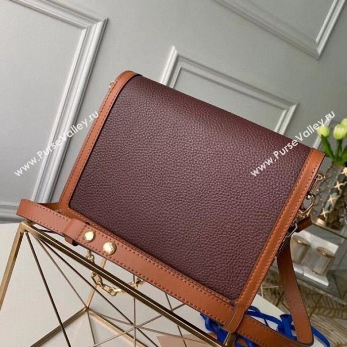 Louis Vuitton Taurillon Leather Dauphine MM Bag M53868 Purple/White 2019 (kd-9062006)