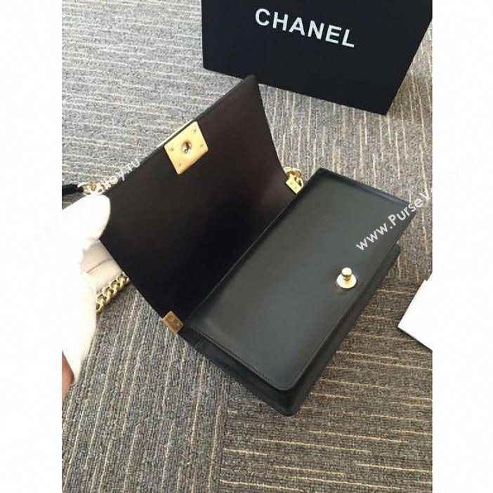 Chanel Original Quality Lambskin Medium Boy Bag With Gold Hardware  (SY-8070301)