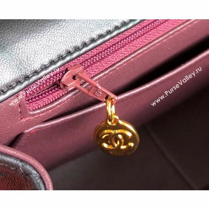 chanel vintage classic flap bag black (kana-069)