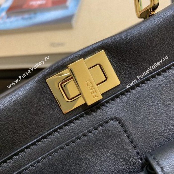 Fendi Peekaboo Pocket Mini Bag Black 2019 (boxini-9053104)