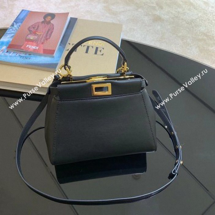 Fendi Peekaboo Pocket Mini Bag Black 2019 (boxini-9053104)