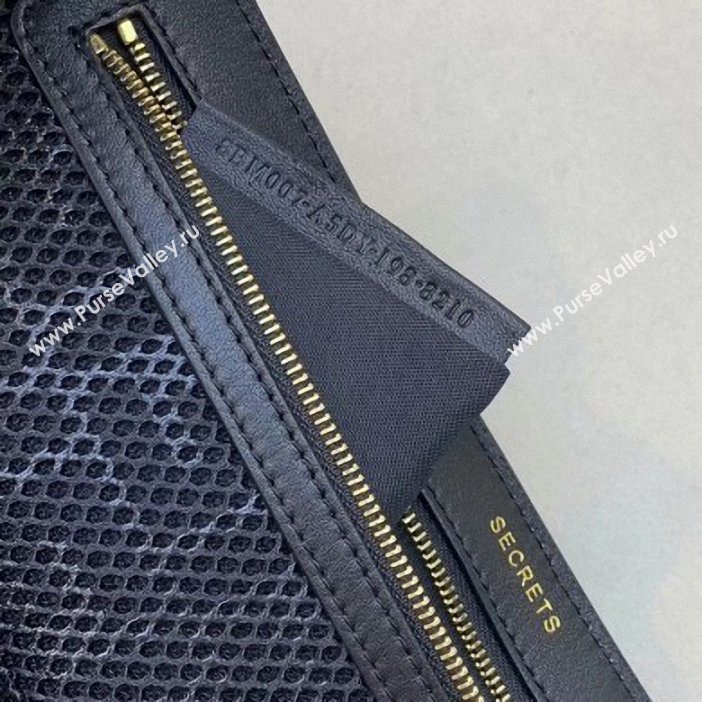 Fendi Pockets Leather Square-shaped Belt Bag Black 2019 (chaoliu-9053135)