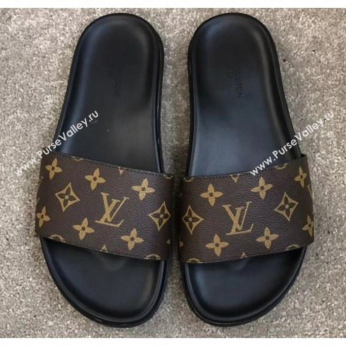 Louis Vuitton Waterfront Rubber Mules Monogram Canvas (yiming-9061730)