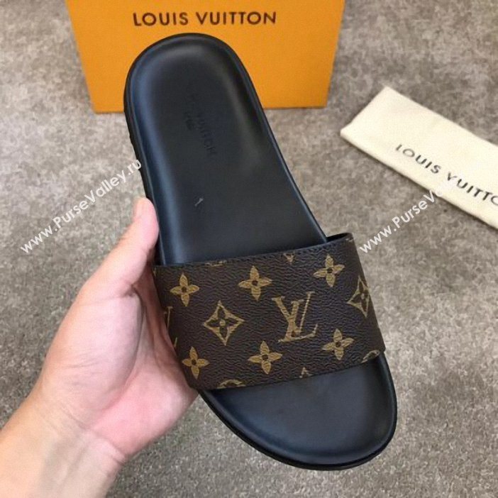 Louis Vuitton Waterfront Rubber Mules Monogram Canvas (yiming-9061730)