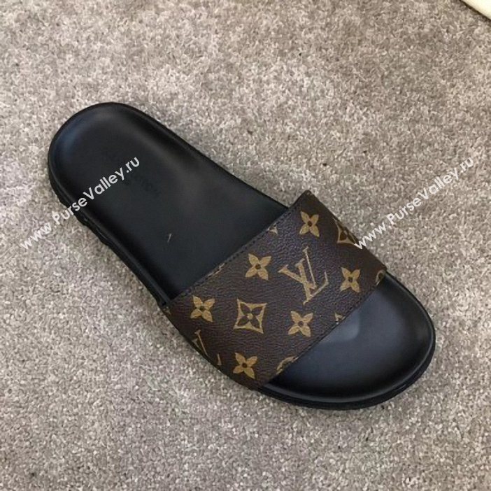 Louis Vuitton Waterfront Rubber Mules Monogram Canvas (yiming-9061730)