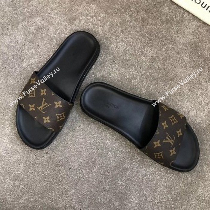 Louis Vuitton Waterfront Rubber Mules Monogram Canvas (yiming-9061730)