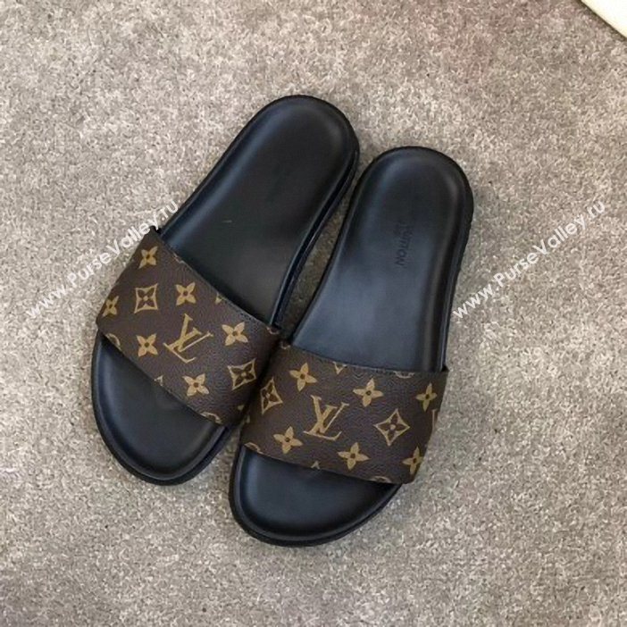 Louis Vuitton Waterfront Rubber Mules Monogram Canvas (yiming-9061730)