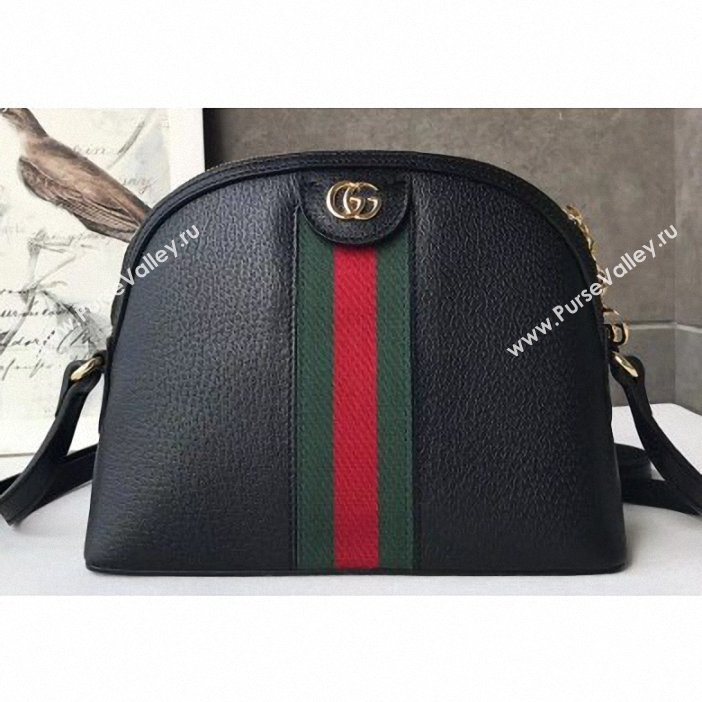 Gucci Web Ophidia Small Shoulder Bag 499621 Leather Black 2019 (delihang-9061410)