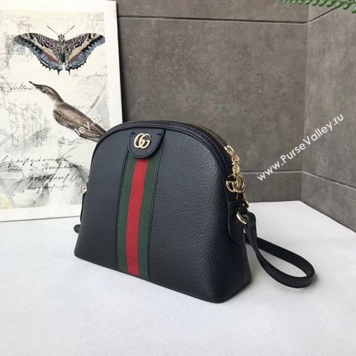 Gucci Web Ophidia Small Shoulder Bag 499621 Leather Black 2019 (delihang-9061410)