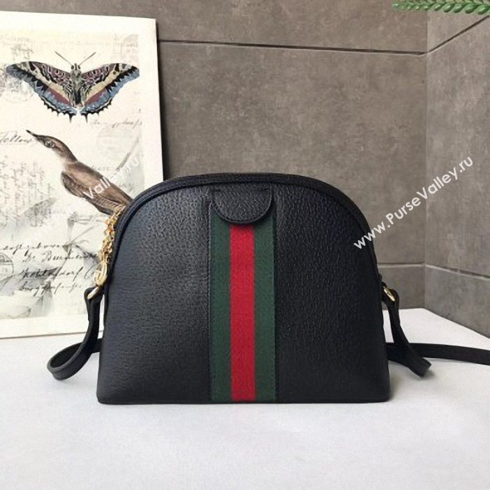 Gucci Web Ophidia Small Shoulder Bag 499621 Leather Black 2019 (delihang-9061410)