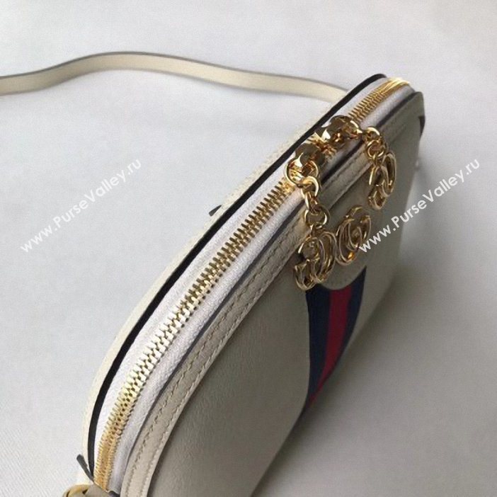 Gucci Web Ophidia Small Shoulder Bag 499621 Leather White 2019 (delihang-9061412)