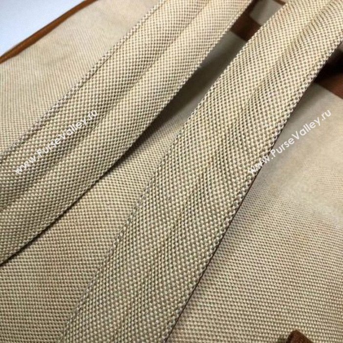 Gucci Web Vintage Canvas Backpack Bag 575063 Beige 2019 (delihang-9061448)