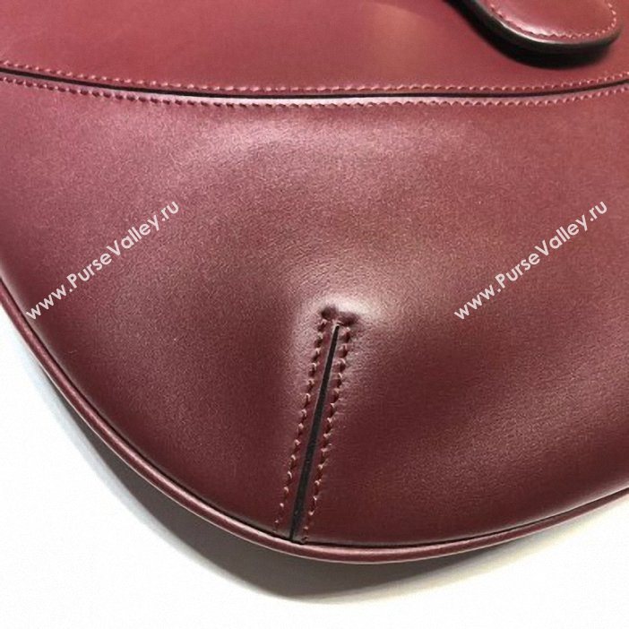 Gucci Double G Arli Medium Shoulder Bag 568857 Burgundy 2019 (delihang-9061443)