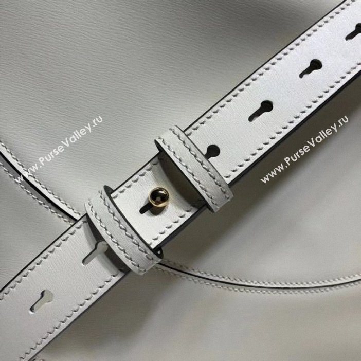 Gucci Double G Arli Medium Shoulder Bag 568857 White 2019 (delihang-9061446)