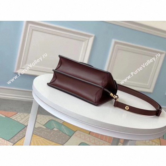 Louis Vuitton Monogram Vernis Patent Leather Mini Dauphine Bag Burgundy 2019 (gaoshang-9062012)