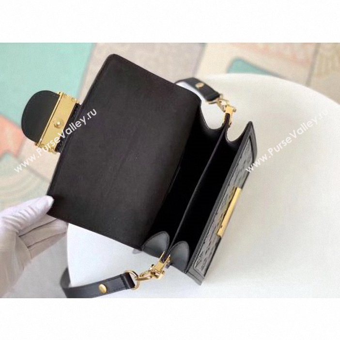 Louis Vuitton Monogram Vernis Patent Leather Mini Dauphine Bag Black 2019 (gaoshang-9062010)