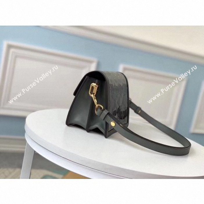Louis Vuitton Monogram Vernis Patent Leather Mini Dauphine Bag Gray 2019 (gaoshang-9062011)