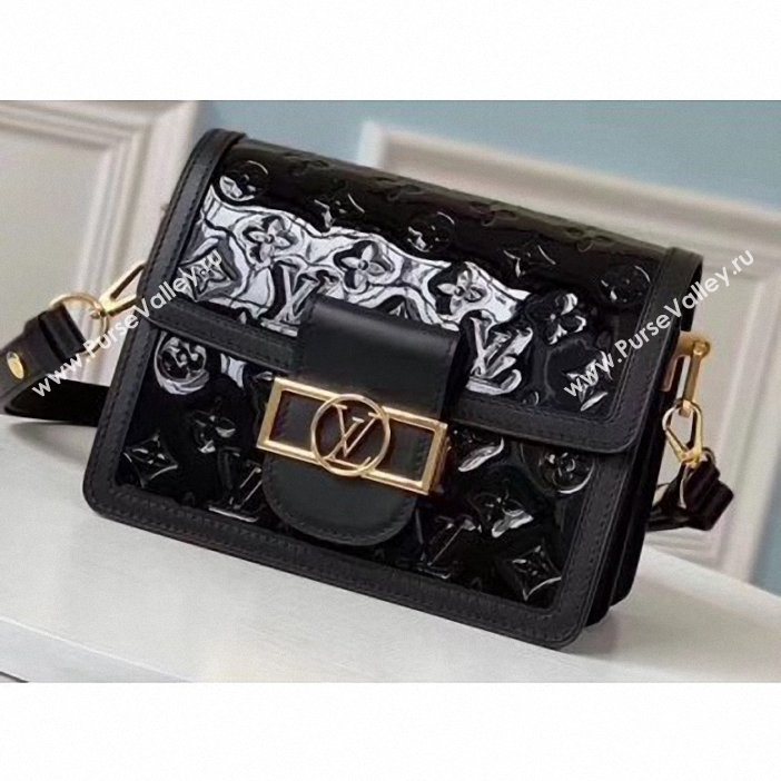 Louis Vuitton Monogram Vernis Patent Leather Mini Dauphine Bag Black 2019 (gaoshang-9062010)