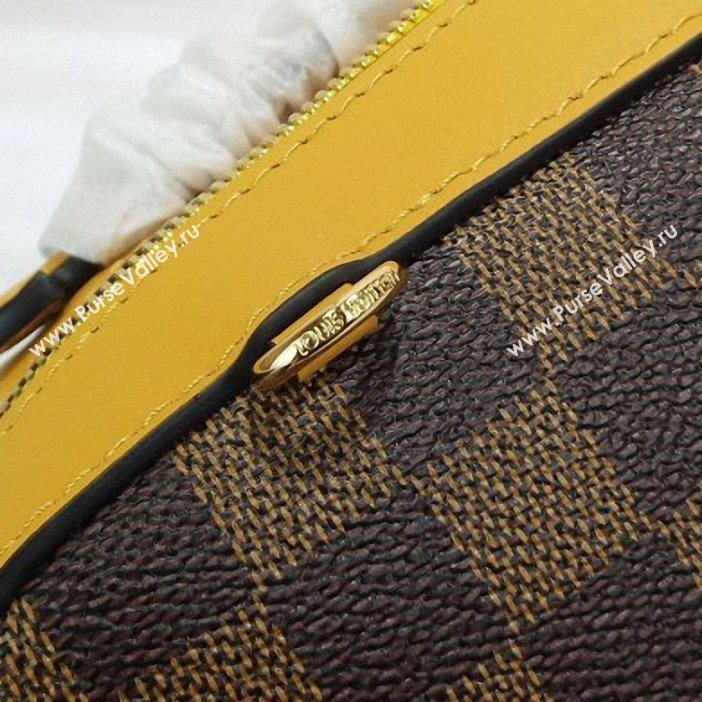 Louis Vuitton Damier Ebene Canvas 3D LV Santa Monica Bag N40178 Safran 2019 (gaoshang-9062020)