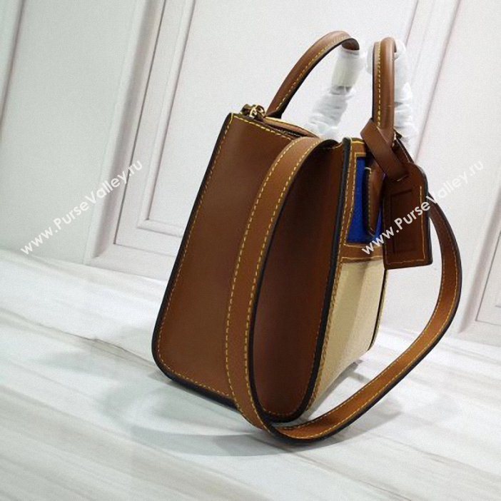 Louis Vuitton Taurillon Leather City Steamer Mini Bag M55099 Blue/Beige 2019 (gaoshang-9062016)