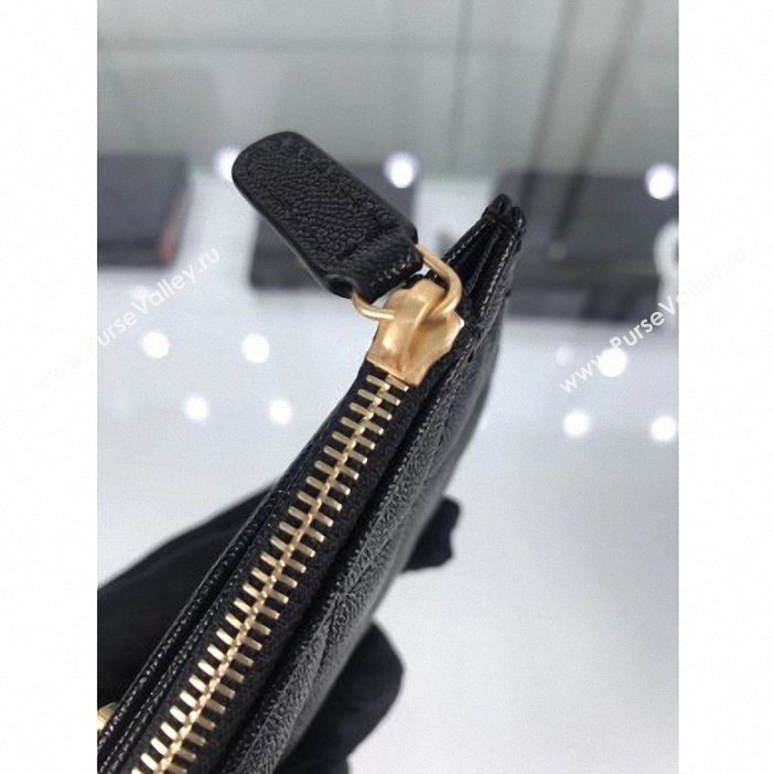 Chanel Caviar Leather Boy Pouch Clutch Bag A84478 Black (hot-9062153)