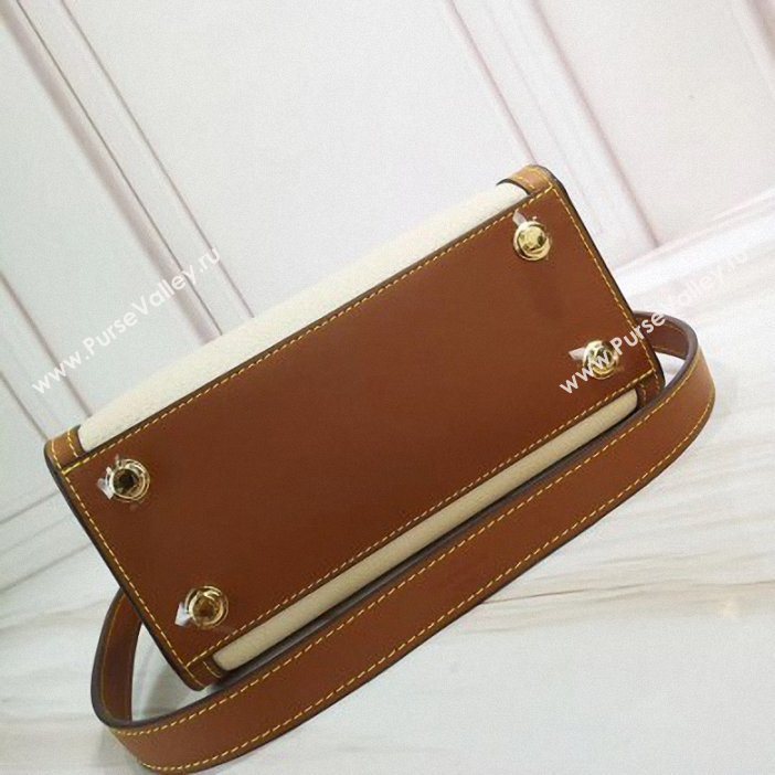 Louis Vuitton Taurillon Leather City Steamer Mini Bag M55099 Black/White 2019 (gaoshang-9062015)