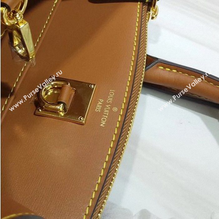 Louis Vuitton Taurillon Leather City Steamer Mini Bag M55099 Black/White 2019 (gaoshang-9062015)