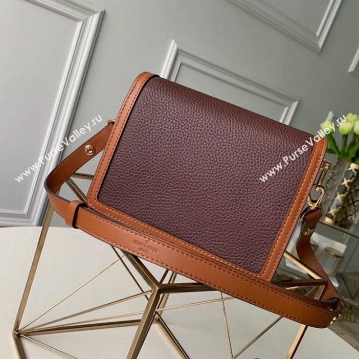 Louis Vuitton Taurillon Leather Mini Dauphine Bag M53806 Purple/White 2019 (kd-9062009)