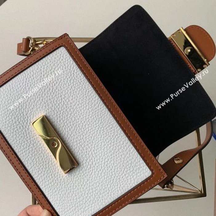 Louis Vuitton Taurillon Leather Mini Dauphine Bag M53806 Purple/White 2019 (kd-9062009)