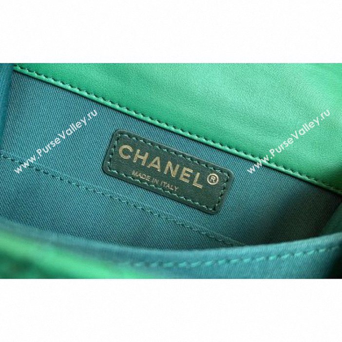 Chanel Boy North/South Small Flap Bag AS0130 Green 2019 (kana-9062002)