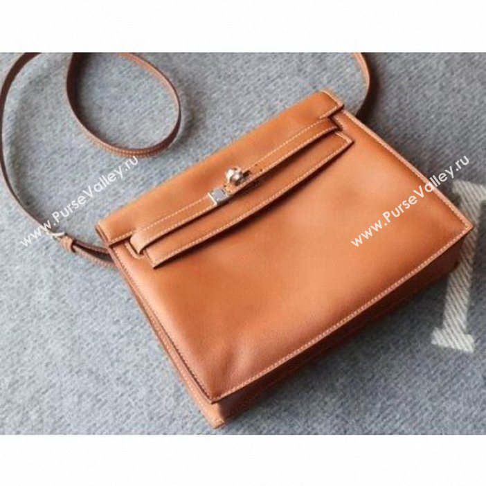 Hermes Kelly Danse Bag in Swift Leather Khaki (AYAN-9062805)