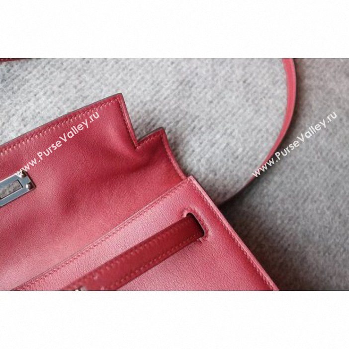 Hermes Kelly Danse Bag in Swift Leather Dark Red (AYAN-9062804)