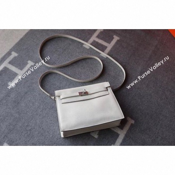 Hermes Kelly Danse Bag in Swift Leather White (AYAN-9062809)