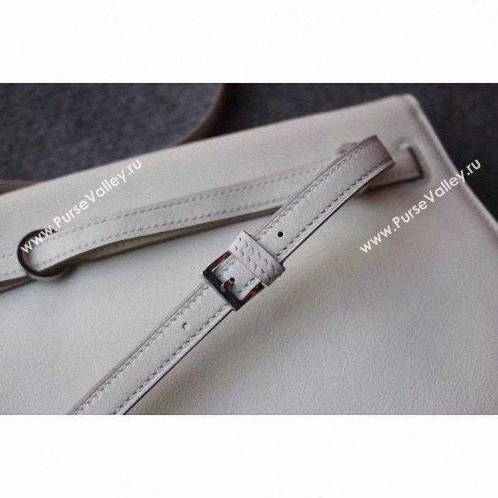 Hermes Kelly Danse Bag in Swift Leather White (AYAN-9062809)