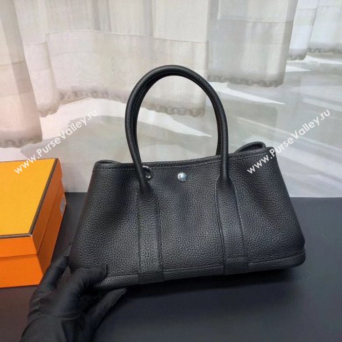 Hermes Mini Garden Party Bag in original togo leather Black (yvette-9062801)