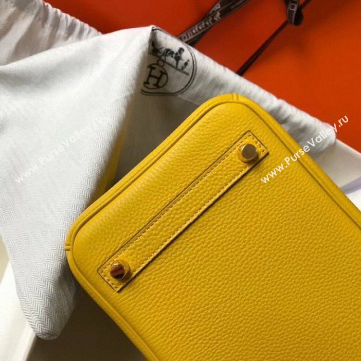 Hermes Birkin 30 Bag In Leather with Gold/Silver Hardware yellow (fuli-65)