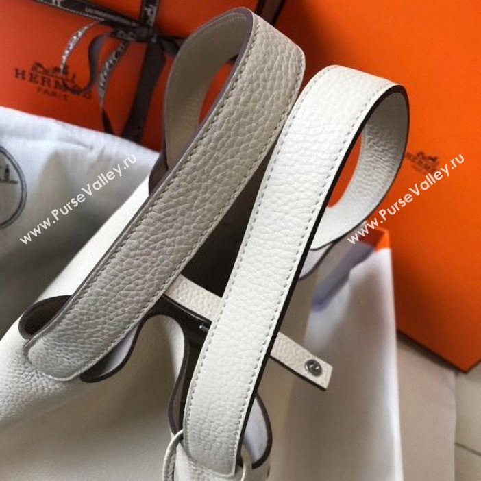 Hermes Picotin Lock 18/22cm Bag white (fuli-68)