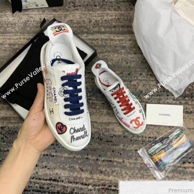 Chanel COCO Graffiti Sneakers 2019 (DLY-9041326)
