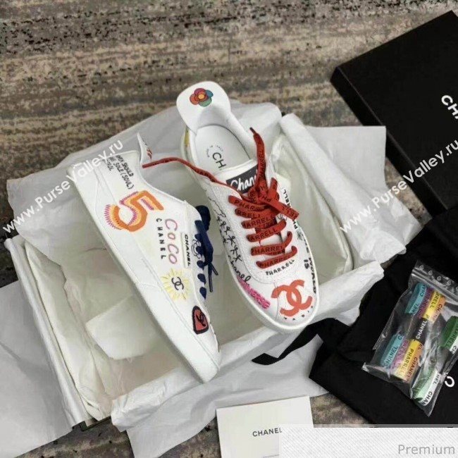 Chanel COCO Graffiti Sneakers 2019 (DLY-9041326)