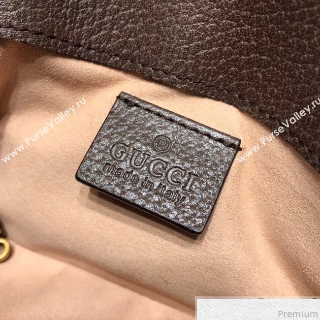 Gucci GG Marmont Matelassé Super Mini Bag 476433 Beige/Brown 2019 (JM-9032209)