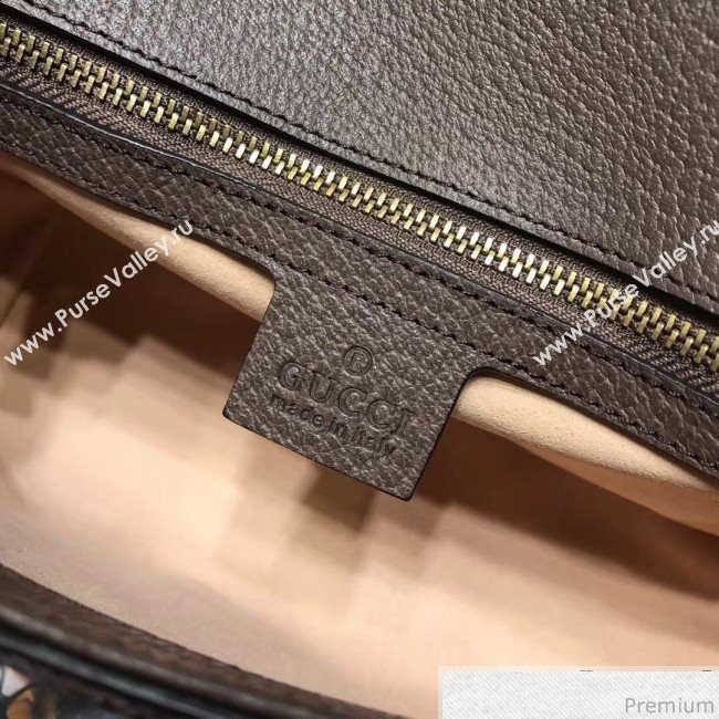 Gucci GG Leather Marmont Matelassé Shoulder Bag ‎443497 Beige/Brown 2019 (JM-9032215)