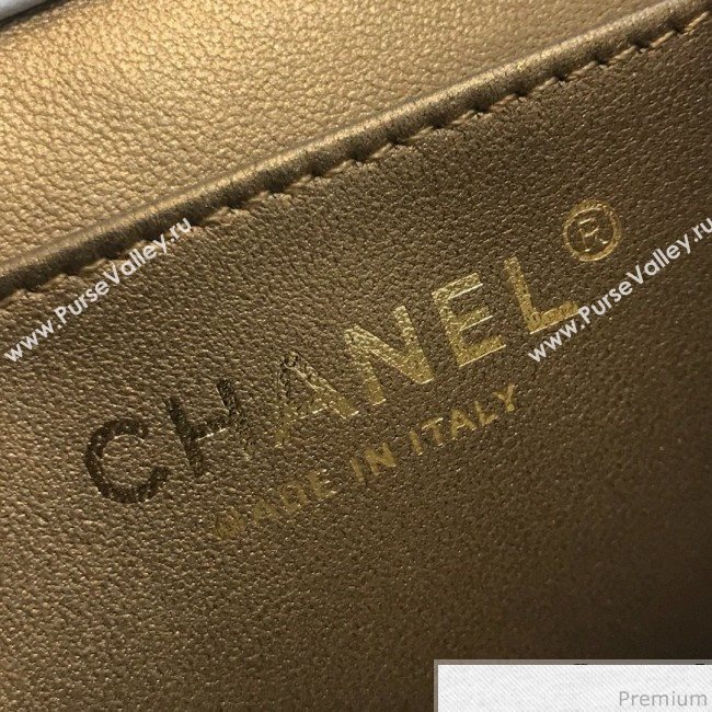 Chanel Lambskin Pearls Flap Bag AS0584 White 2019 (JDH-9032503)